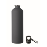 Fles met karabijnhaak van gerecycled roestvrij staal 750 ml kleur marineblauw tweede weergave