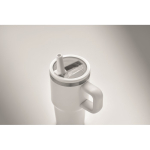Thermosbeker met deksel en rietje 500ml kleur wit
