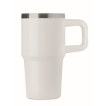 Thermosbeker met deksel en rietje 500ml kleur wit achtste weergave
