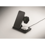 Opvouwbaar draadloos 3-in-1 laadstation 15W kleur zwart