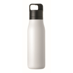 Thermosfles met handvat en makkelijk te openen dop 500 ml kleur wit vijfde weergave