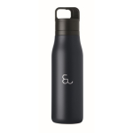 Thermosfles met handvat en makkelijk te openen dop 500 ml kleur marineblauw hoofdweergave vijfde weergave