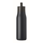 Thermosfles met handvat en makkelijk te openen dop 500 ml kleur marineblauw zesde weergave