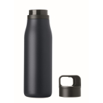 Thermosfles met handvat en makkelijk te openen dop 500 ml kleur marineblauw zevende weergave