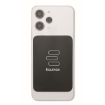 Magnetische powerbank van gerecycled aluminium 5.000mAh kleur zwart hoofdweergave