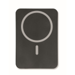 Magnetische powerbank van gerecycled aluminium 5.000mAh kleur zwart achtste weergave