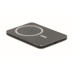 Magnetische powerbank van gerecycled aluminium 5.000mAh kleur zwart