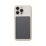 Magnetische powerbank van gerecycled aluminium 5.000mAh kleur marineblauw derde weergave