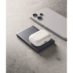 Magnetische powerbank van gerecycled aluminium 5.000mAh kleur marineblauw