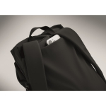 Waterafstotende nylon laptoprugzak geschikt voor 16” kleur zwart foto bekijken zesde weergave