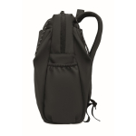 Waterafstotende nylon laptoprugzak geschikt voor 16” kleur zwart tiende weergave