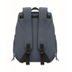 Waterafstotende nylon laptoprugzak geschikt voor 16” kleur matzwart negende weergave