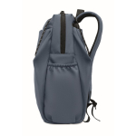 Waterafstotende nylon laptoprugzak geschikt voor 16” kleur matzwart tiende weergave