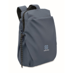 Waterafstotende nylon laptoprugzak geschikt voor 16” kleur matzwart hoofdweergave