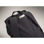 Waterafstotende nylon laptoprugzak geschikt voor 16” kleur marineblauw foto bekijken zesde weergave