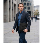 Gewatteerde nylon laptophoes met voorvak 15'' kleur zwart derde sfeervolle weergave 2