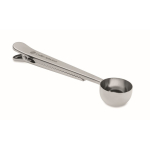 Roestvrijstalen maatlepel met sluitclip 15 ml kleur zilver hoofdweergave