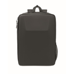Laptoprugzak van RPET 600D met harde voorkant 15'' kleur zwart derde weergave