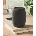 Oplaadbare draadloze speaker met USB-C-kabel en 8W vermogen kleur donkergrijs sfeervolle weergave