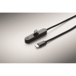 USB-C-kabel van 1 meter voor opladen en dataoverdracht 60W kleur zwart foto bekijken zevende weergave