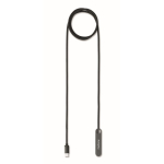 USB-C-kabel van 1 meter voor opladen en dataoverdracht 60W kleur zwart hoofdweergave