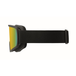 Skibril met spiegelglas met UV400-bescherming en krasbestendig kleur oranje derde weergave