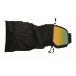 Skibril met spiegelglas met UV400-bescherming en krasbestendig kleur oranje vierde weergave
