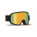 Skibril met spiegelglas met UV400-bescherming en krasbestendig kleur oranje
