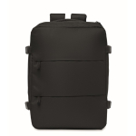 Uitschuifbare cabine rugzak van RPET 600D met meerdere vakken 20 L kleur zwart tweede weergave