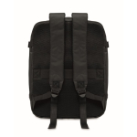 Uitschuifbare cabine rugzak van RPET 600D met meerdere vakken 20 L kleur zwart vierde weergave
