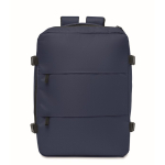 Uitschuifbare cabine rugzak van RPET 600D met meerdere vakken 20 L kleur blauw tweede weergave