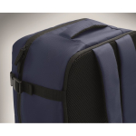 Uitschuifbare cabine rugzak van RPET 600D met meerdere vakken 20 L kleur blauw foto bekijken zesde weergave