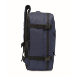 Uitschuifbare cabine rugzak van RPET 600D met meerdere vakken 20 L kleur blauw tiende weergave