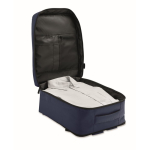 Uitschuifbare cabine rugzak van RPET 600D met meerdere vakken 20 L kleur blauw