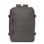 Uitschuifbare cabine rugzak van RPET 600D met meerdere vakken 20 L kleur donkergrijs
