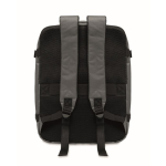 Uitschuifbare cabine rugzak van RPET 600D met meerdere vakken 20 L kleur donkergrijs vierde weergave