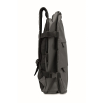 Uitschuifbare cabine rugzak van RPET 600D met meerdere vakken 20 L kleur donkergrijs