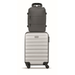 Uitschuifbare cabine rugzak van RPET 600D met meerdere vakken 20 L kleur donkergrijs