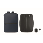 Reisrugzak van RPET 600D met vacuümzak en inbegrepen pomp 18L kleur marineblauw derde weergave