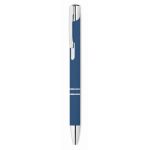 A5 PU-notitieboekset met blauwe pen en gelinieerde pagina’s kleur blauw derde weergave