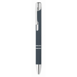 A5 PU-notitieboekset met blauwe pen en gelinieerde pagina’s kleur marineblauw derde weergave