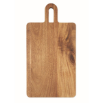 Acacia houten snij- en serveerplank met handvat voor elke dag kleur hout vierde weergave