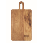 Acacia houten snij- en serveerplank met handvat voor elke dag kleur hout hoofdweergave vierde weergave