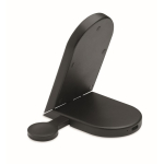 Opvouwbaar 3-in-1 draadloos en magnetisch laadstation 15W kleur zwart vierde weergave