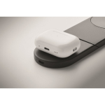 Opvouwbaar 3-in-1 draadloos en magnetisch laadstation 15W kleur zwart foto bekijken vijfde weergave