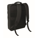 RPET-rugzak met PU-coating voor laptop tot 15'' kleur zwart tweede weergave