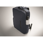 RPET-rugzak met PU-coating voor laptop tot 15'' kleur blauw foto weergave