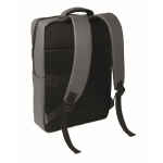 RPET-rugzak met PU-coating voor laptop tot 15'' kleur donkergrijs tweede weergave