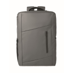 RPET-rugzak met PU-coating voor laptop tot 15'' kleur donkergrijs derde weergave