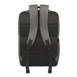 RPET-rugzak met PU-coating voor laptop tot 15'' kleur donkergrijs vierde weergave